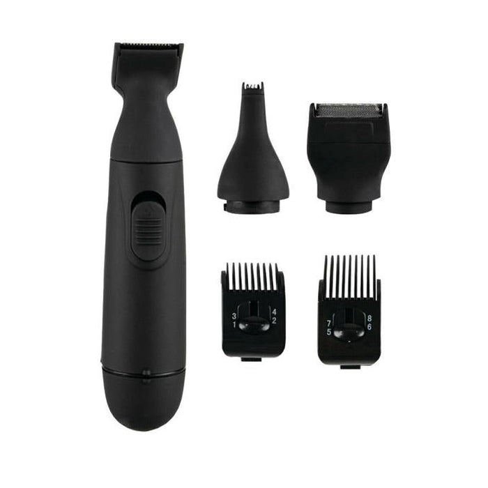 Black hair clipper and attachments.