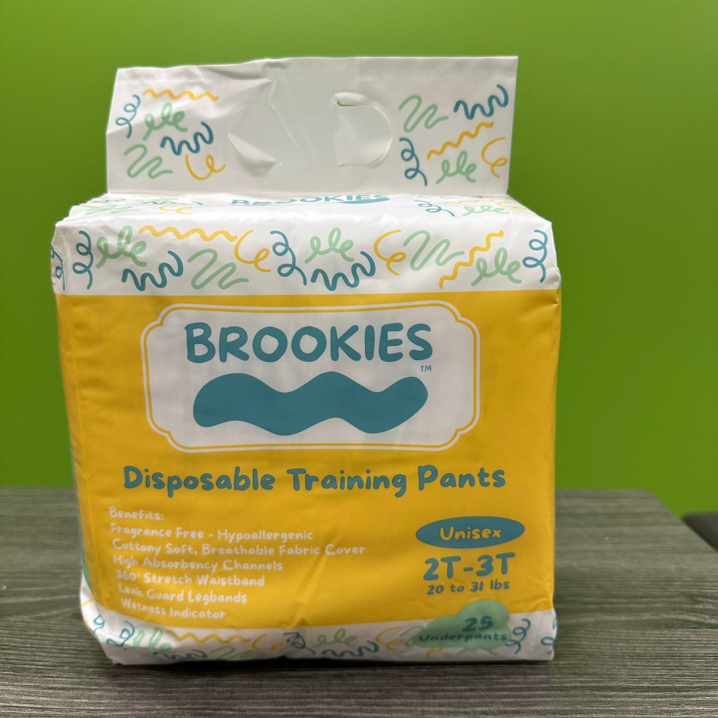 25 CT 2T-3T TRAINING PANTS FOR 20 TO 30 LBS