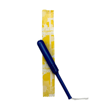 18 CT BOX REGULAR TAMPONS PLASTIC APPLICATOR