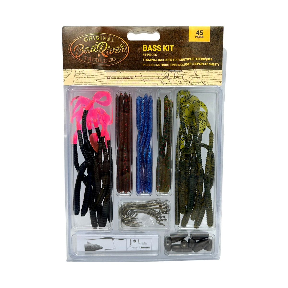KIT DE PESCA DE LUBINA DE 45 PIEZAS