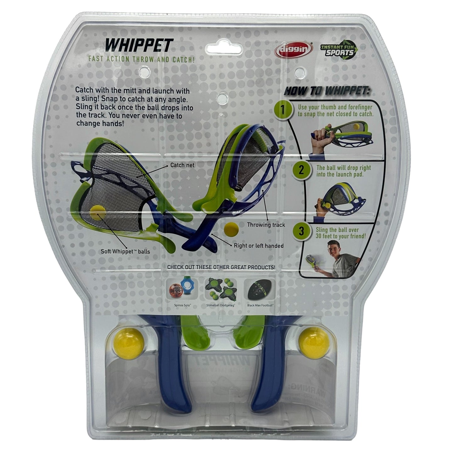 WHIPPET THROW AND CATCH OUTDOOR GAME