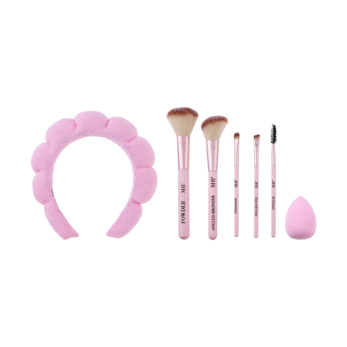 7 PC PINK GET READY WITH ME COSMETIC KIT