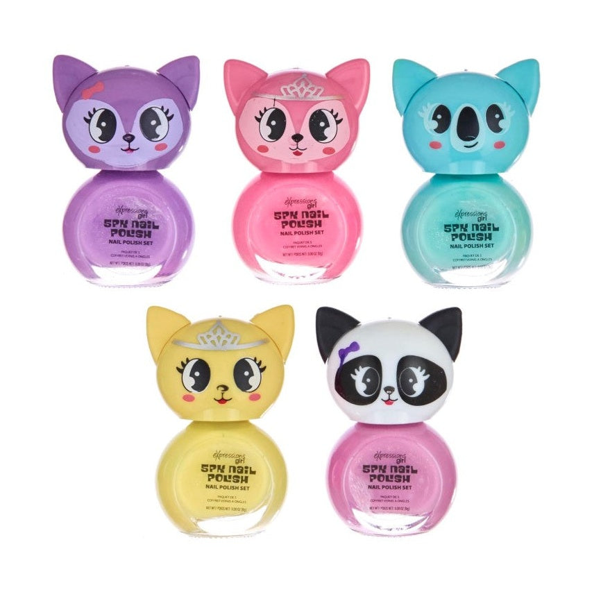 5 PC PASTEL NAIL POLISH SET