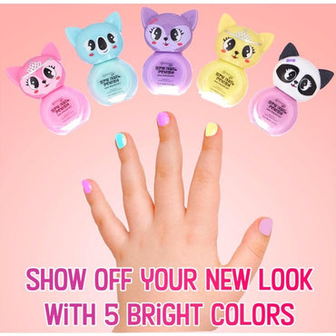 5 PC PASTEL NAIL POLISH SET