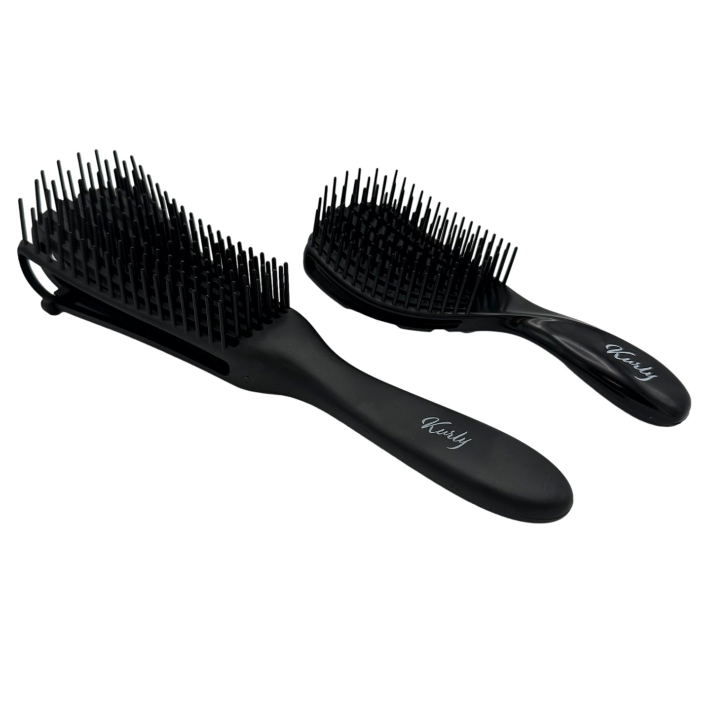 2 PC BLACK RAKE BRUSH & MINI COMB