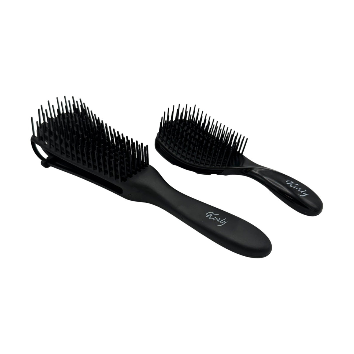 2 PC BLACK RAKE BRUSH & MINI COMB