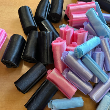 48 PC SATIN HAIR ROLLERS SET