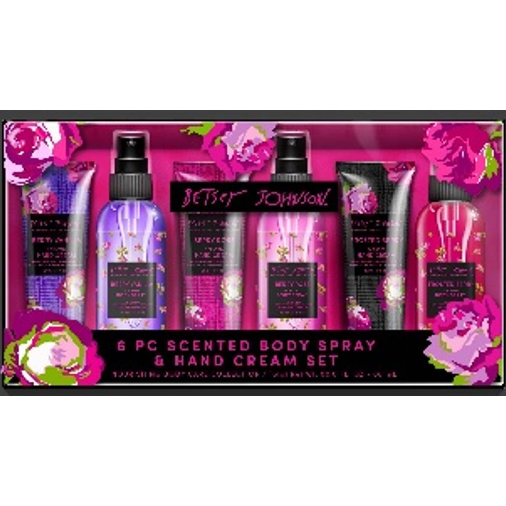 6 PC BODY SPRAY & LOTION SET