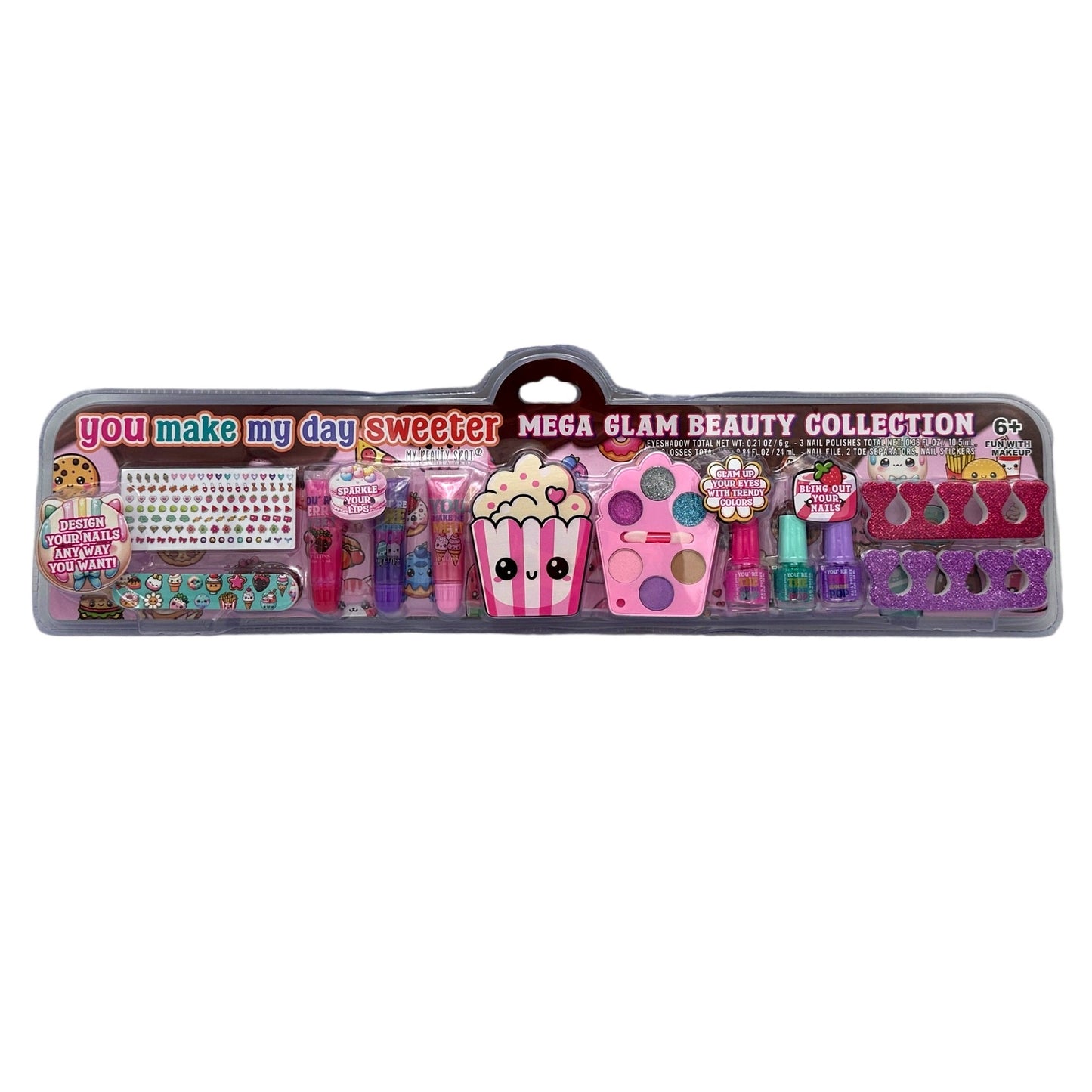 Colorful beauty collection for kids.