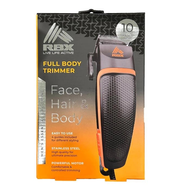 RBX full body trimmer packaging.