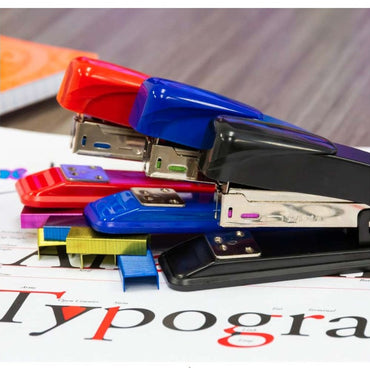 STANDARD 26/6 METAL STAPLER ASSORTED