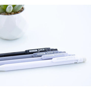 12 CT 0.7 MM MECHANICAL PENCILS ASSORTED NEUTRAL COLOR CASING