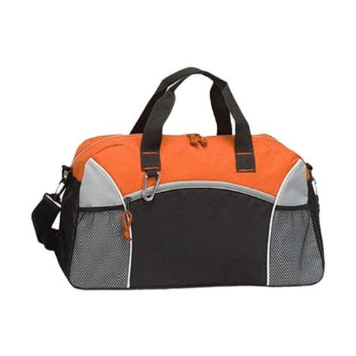 20 IN ORANGE DUFFEL BAG