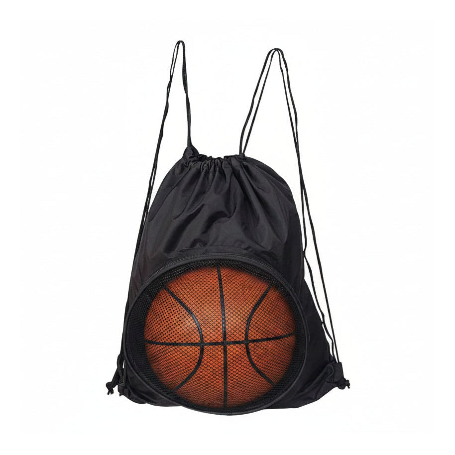 17 IN BLACK SPORT BALL CINCH BAG