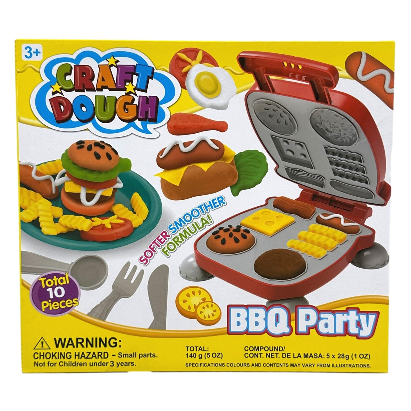 Box of Craft Dough BBQ Party play set.