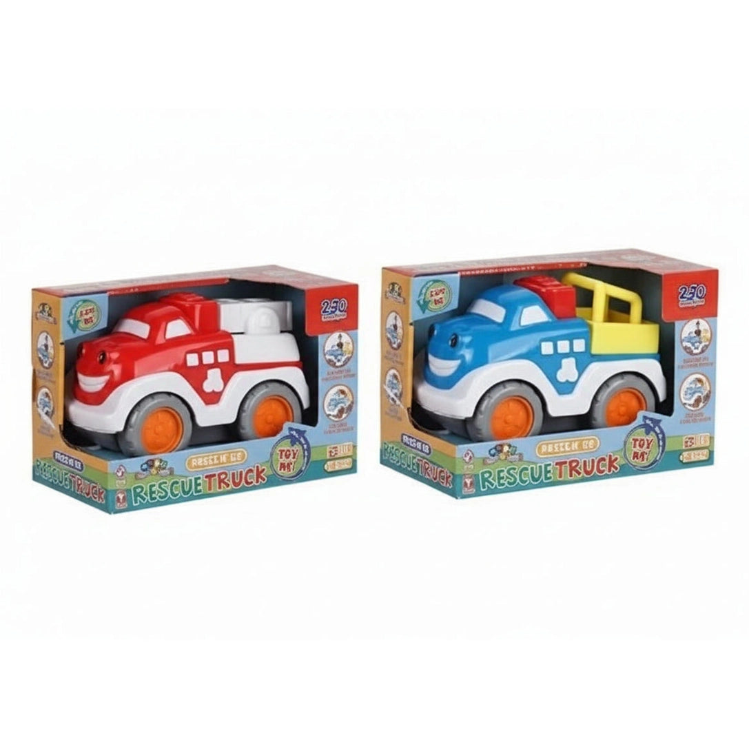 PRESS & GO RESCUE TRUCKS ASSORTED
