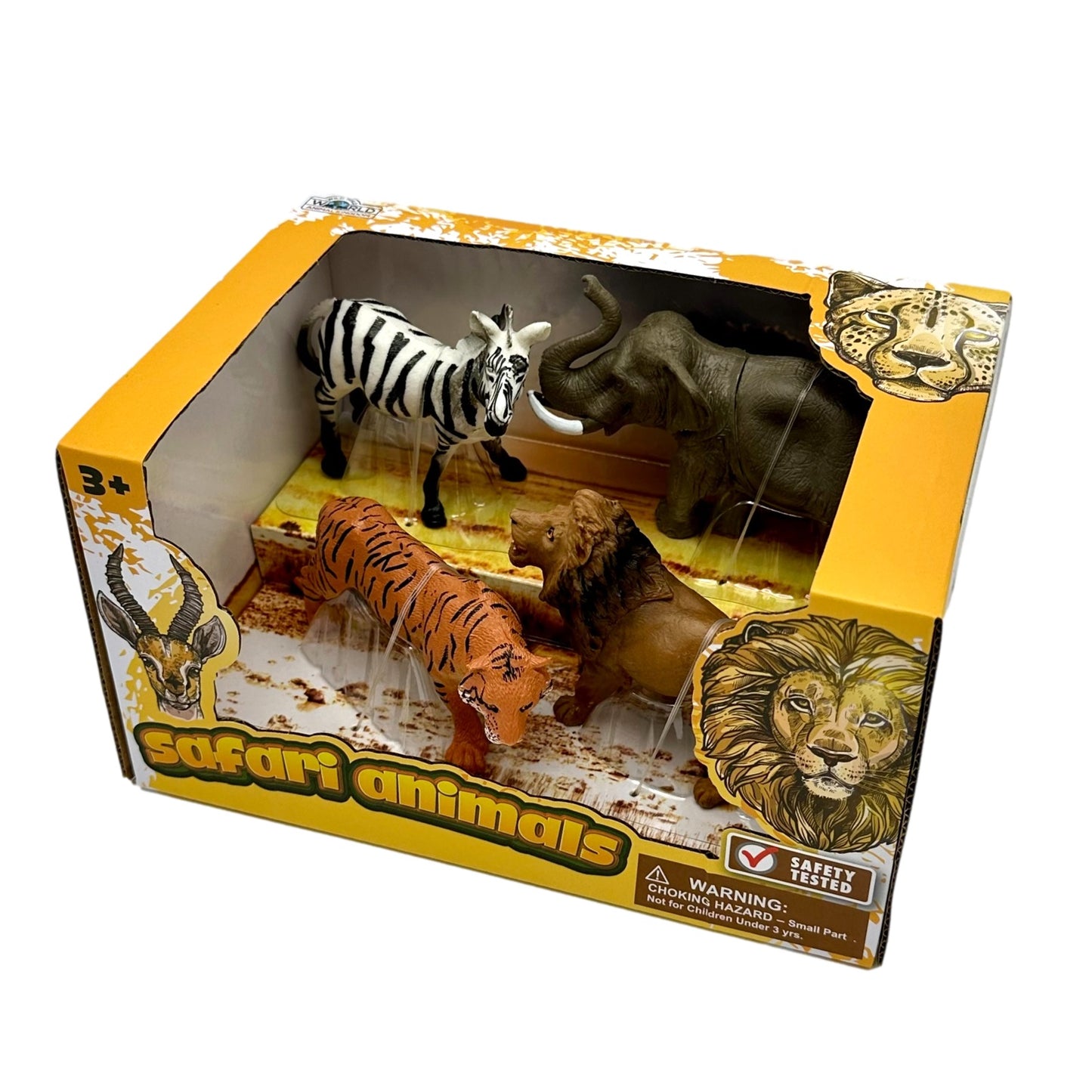 4 PC SAFARI ANIMALS