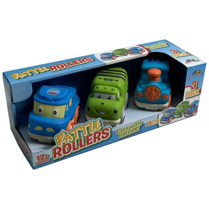 3 PC RATTLE ROLLERS TRUCKS