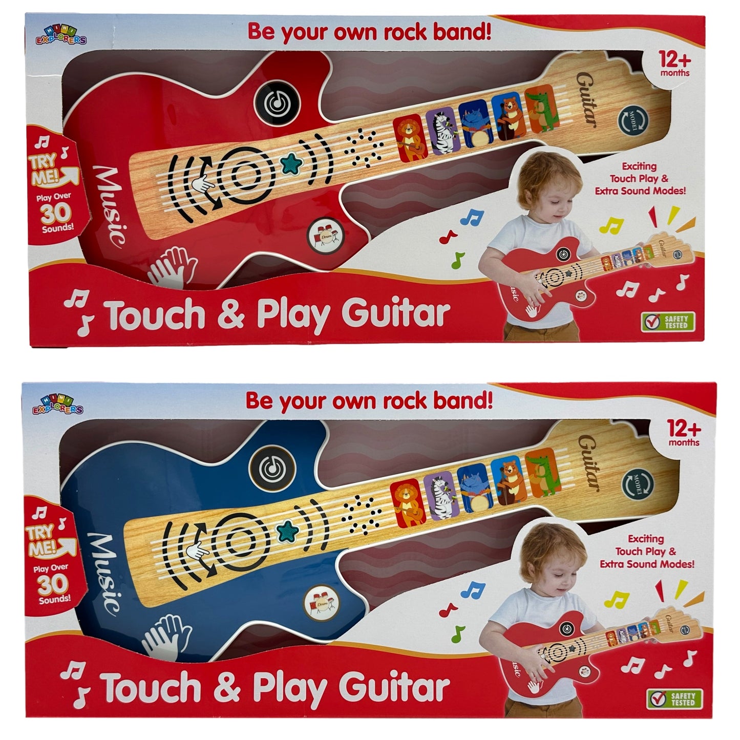 TOUCH & PLAY GUITAR ASSORTED