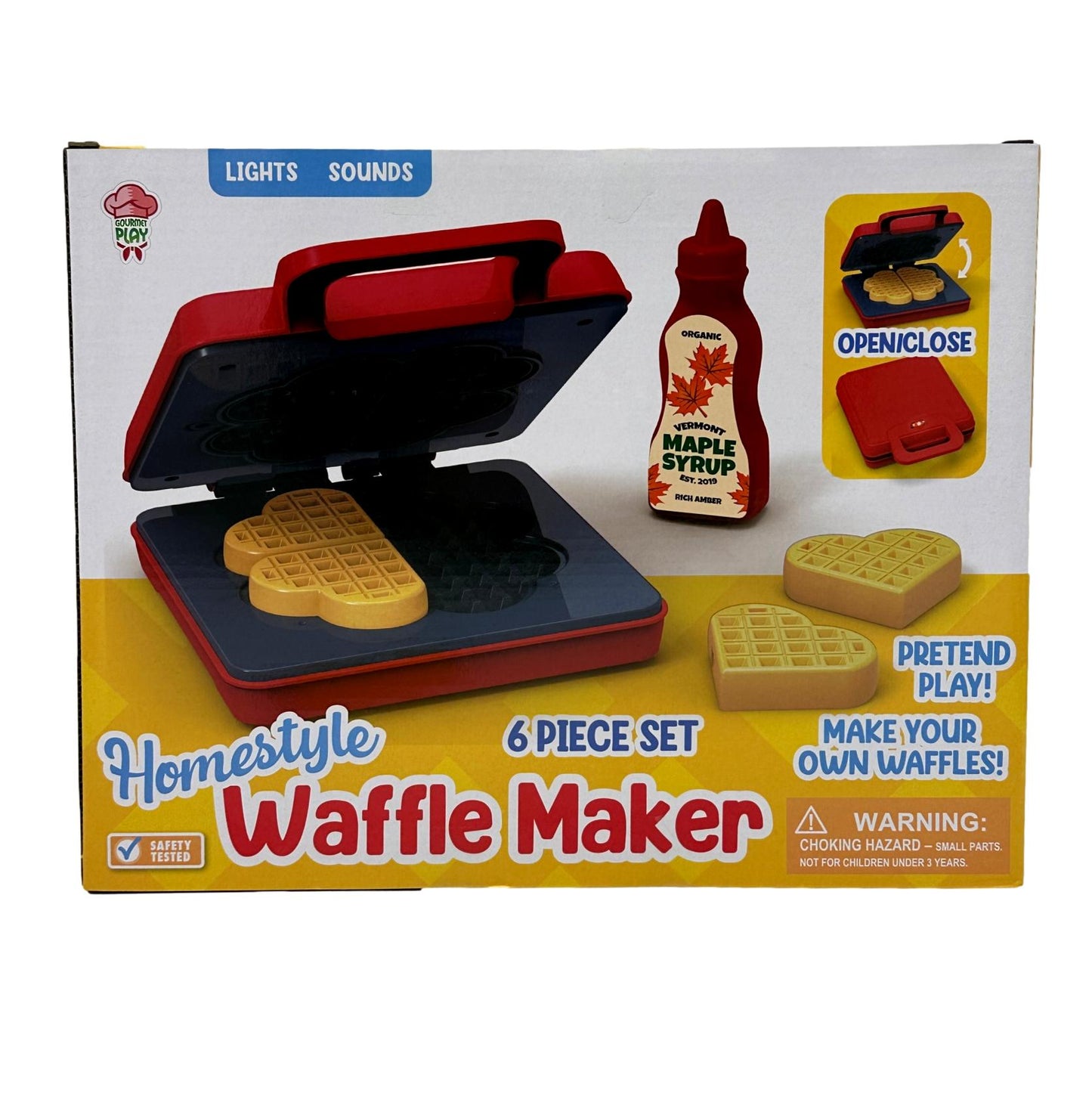 6 PC HOMESTYLE WAFFLE MAKER SET