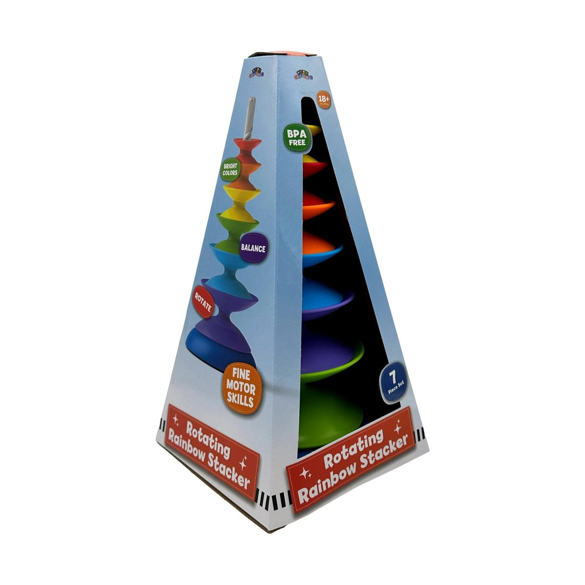 ROTATING RAINBOW STACKER