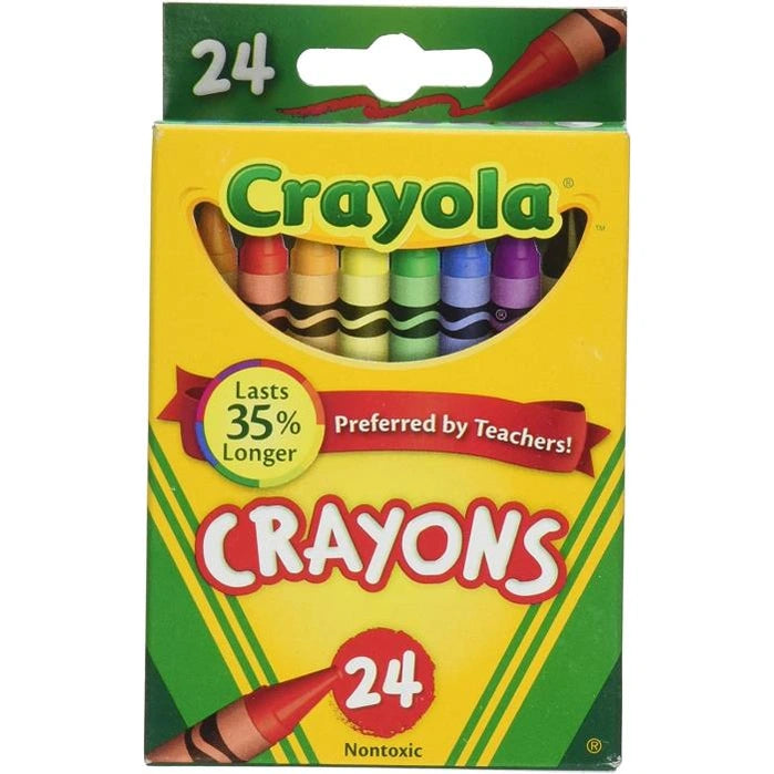 CRAYOLA 24 CT CLASSIC CRAYONS