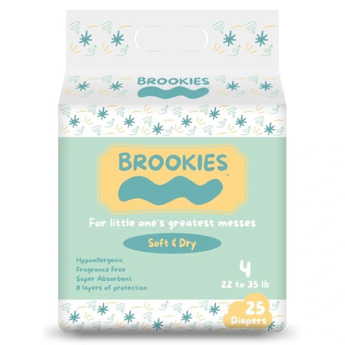 25 CT SIZE 4 BABY DIAPERS FOR 22 TO 35 LBS