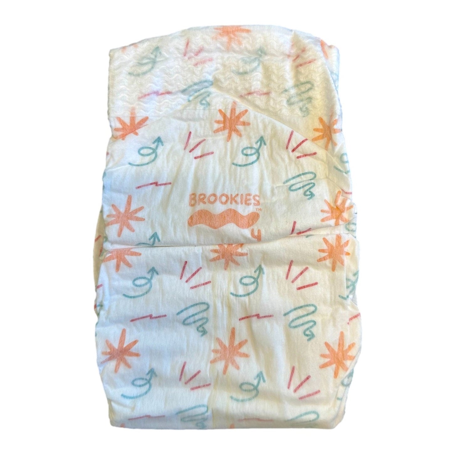 Folded Brookies diaper.