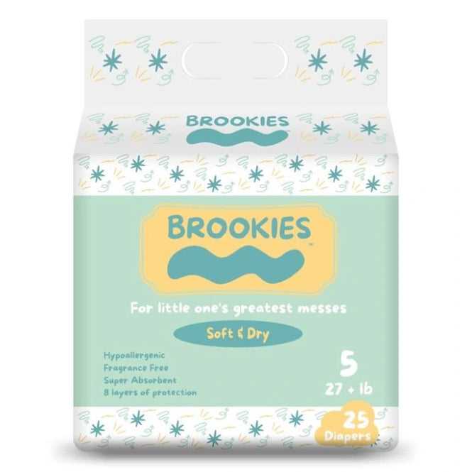 25 CT SIZE 5 BABY DIAPERS FOR 27+ LBS