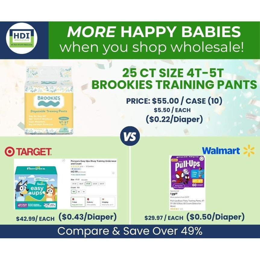 25 pantalones de entrenamiento CT 4T-5T para más de 35 libras