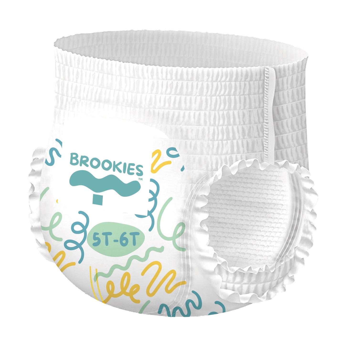 White Brookies training pants with confetti pattern.