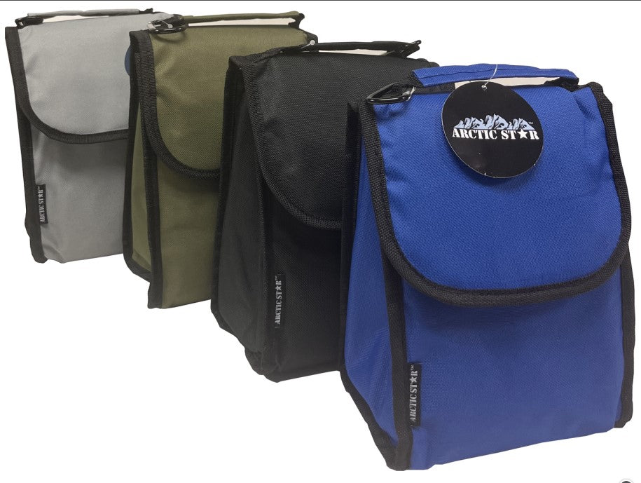 BOLSA DE ALMUERZO TÉRMICA CON CIERRE DE VELCRO SURTIDA