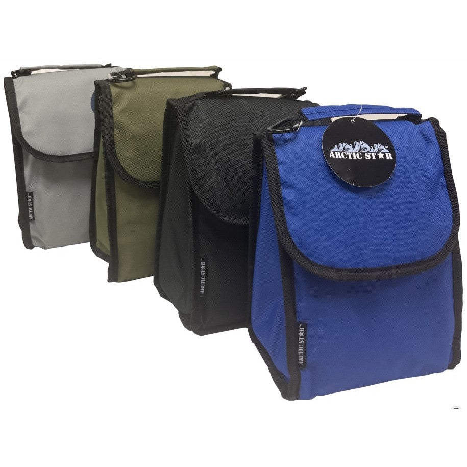 BOLSA DE ALMUERZO TÉRMICA CON CIERRE DE VELCRO SURTIDA