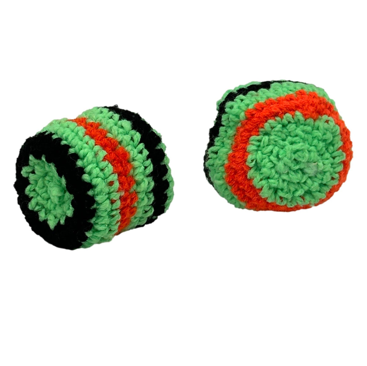 2 PK GLOW IN THE DARK FOOTBGAS