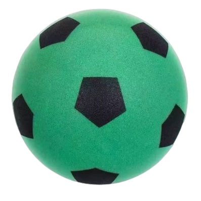 SILENT SOCCER BALL SIZE 5 GREEN/BLACK