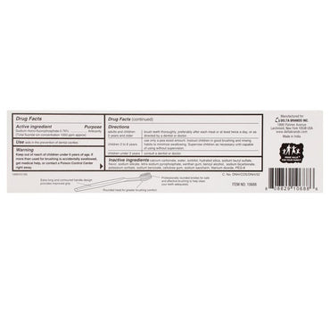 CEPILLO DE DIENTES Y PASTA DENTAL ANTICARIES DE 6.4 OZ