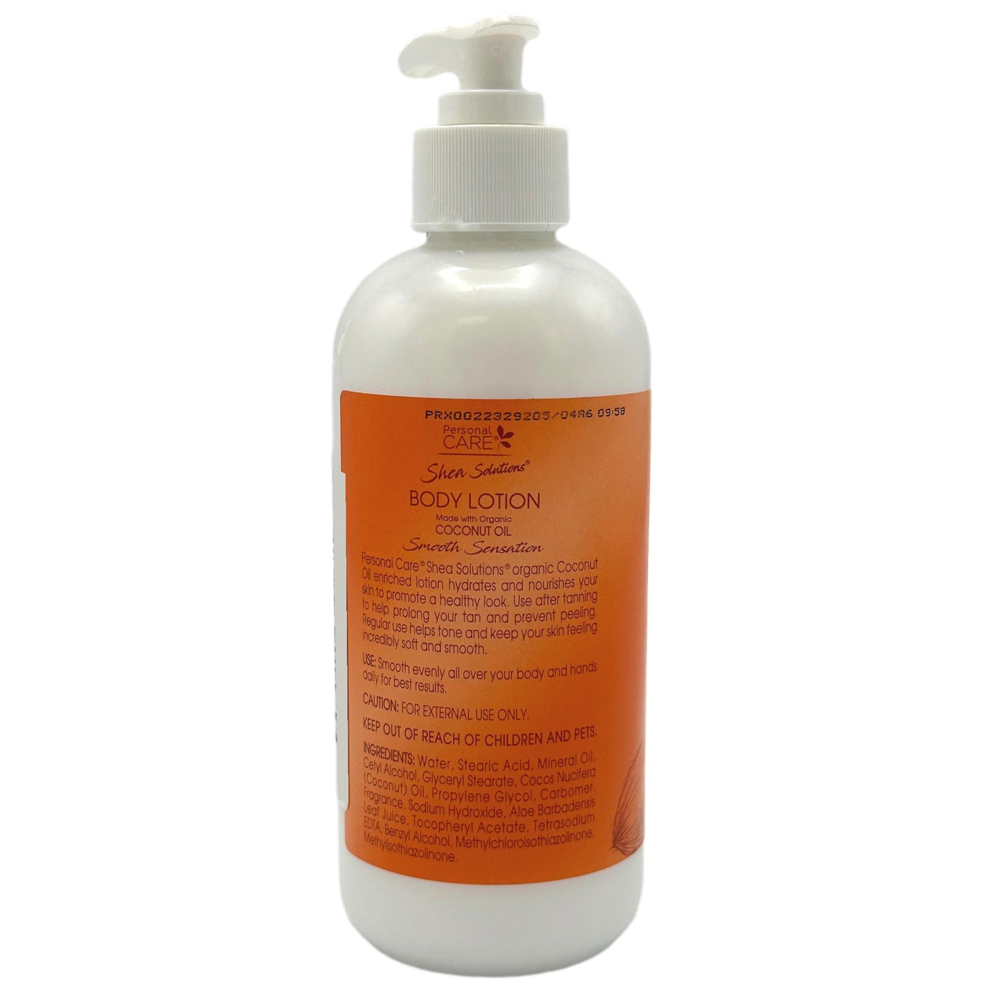 12 OZ COCONUT OIL BODY LOTION SMOOTH SENSATION