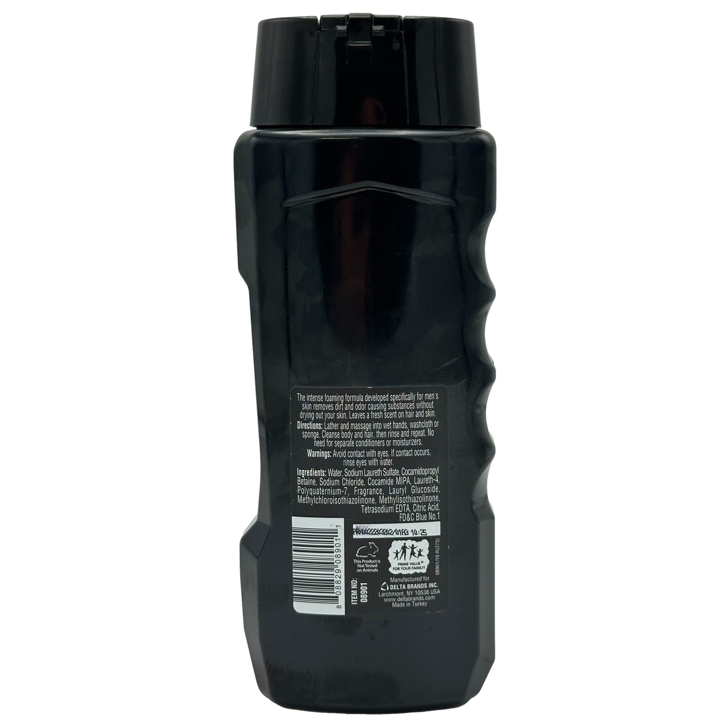 Champú y gel de ducha 2 en 1 para hombre, 12 oz, agua fría