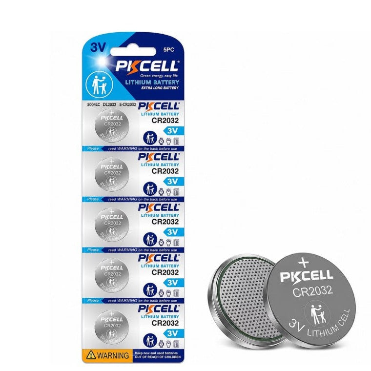 5 PK CR2032 BUTTON BATTERIES