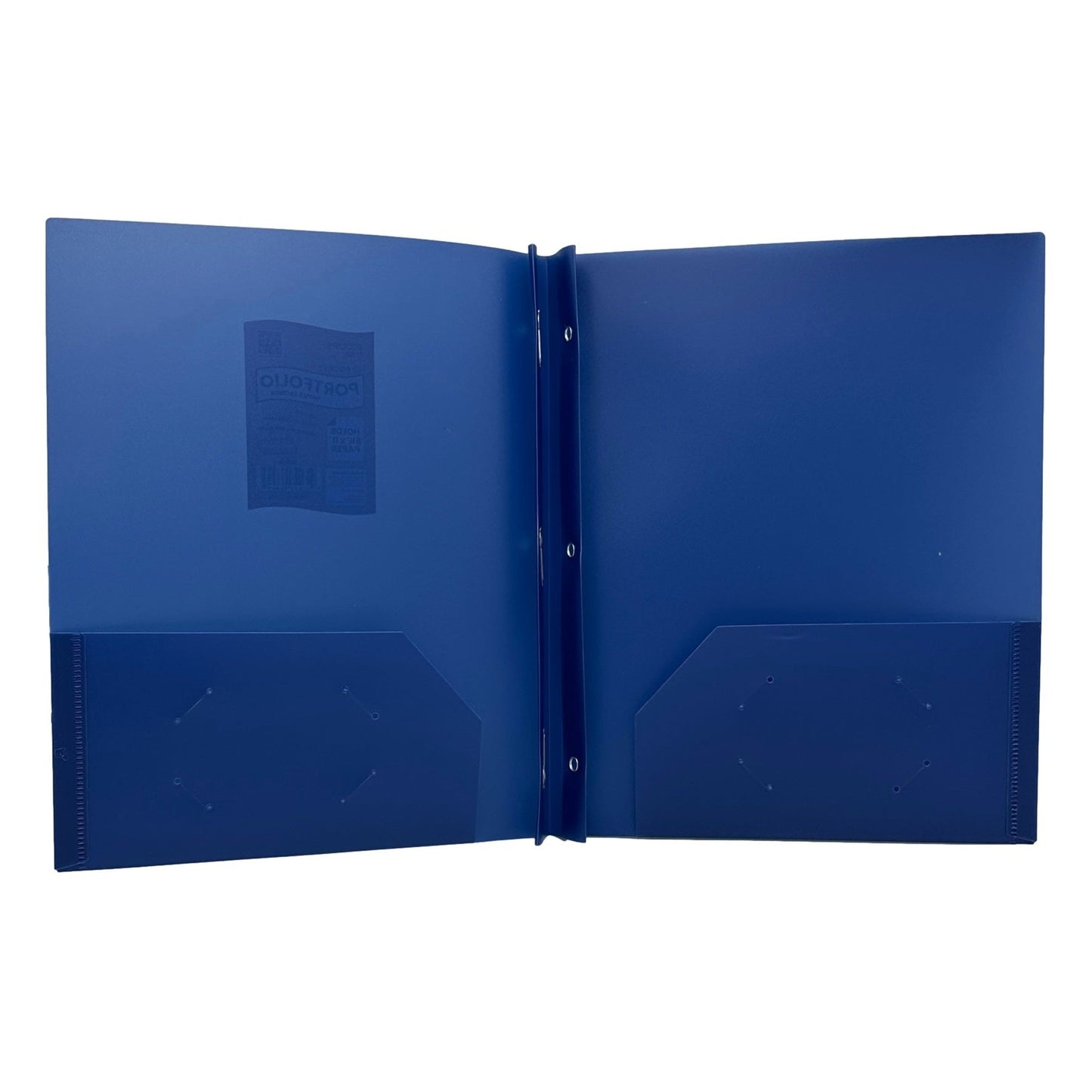 POLY 3 PRONG PORTFOLIO TWO POCKET ASSORTED