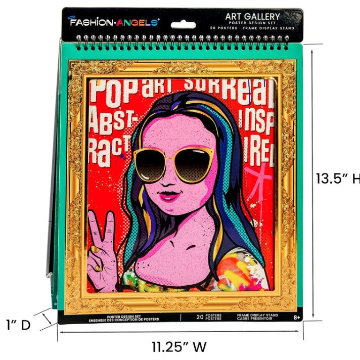 ART GALLERY POSTER DESIGN SET