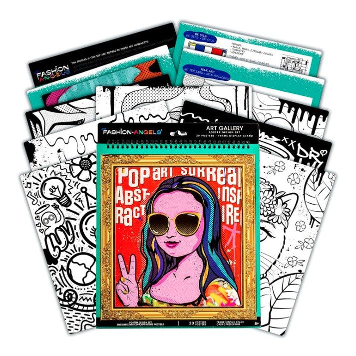 ART GALLERY POSTER DESIGN SET