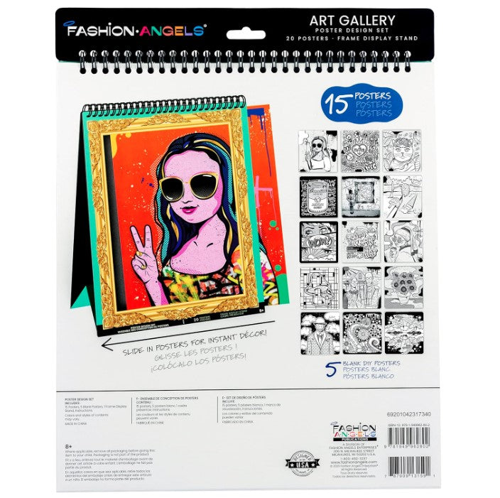 ART GALLERY POSTER DESIGN SET