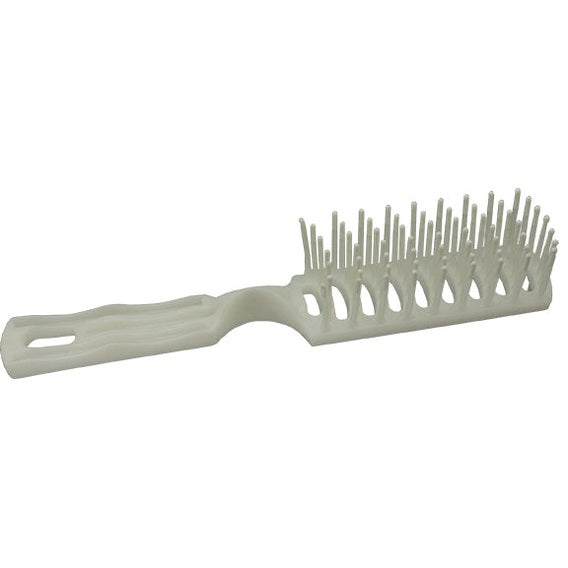White hair brush.