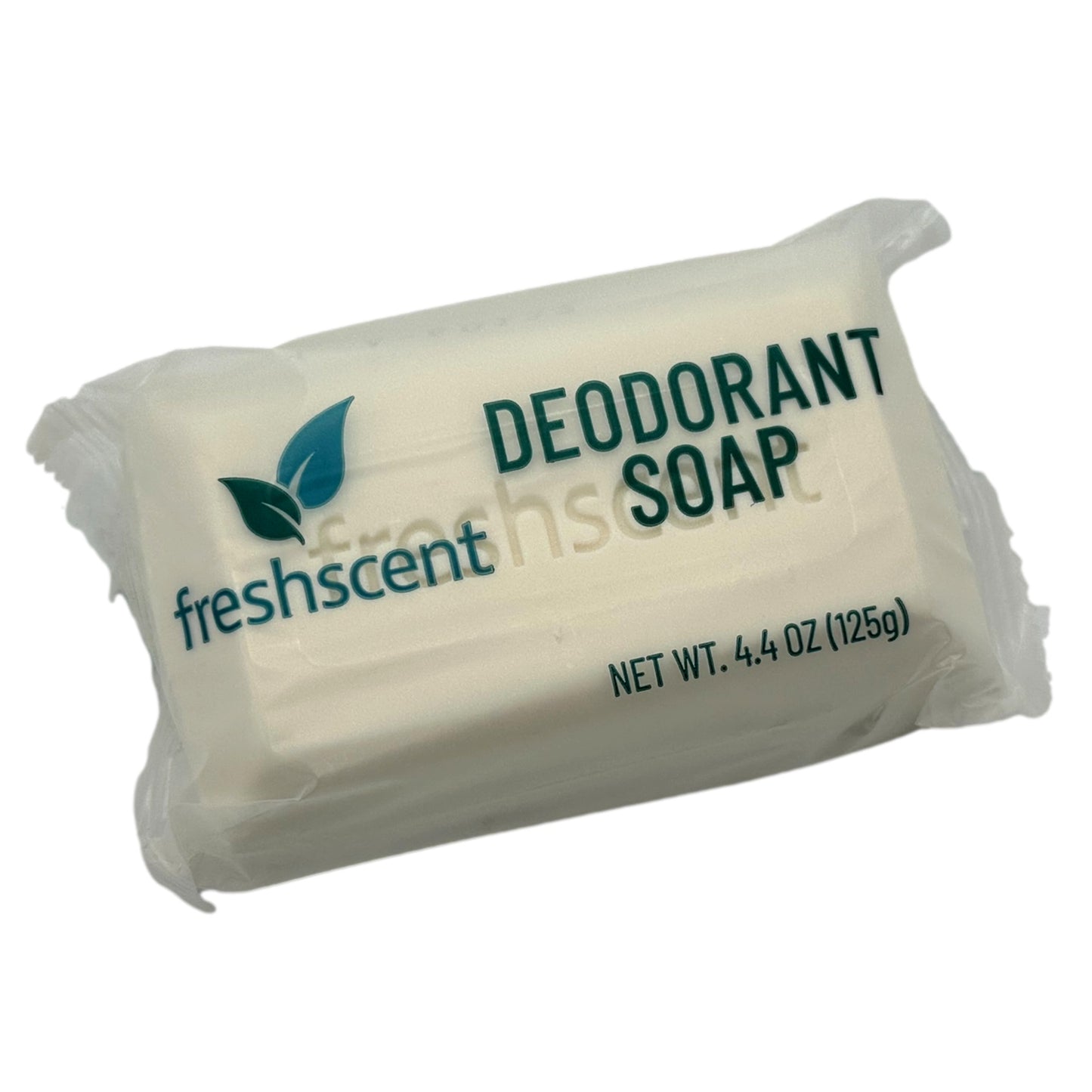 Wrapped bar of deodorant soap.