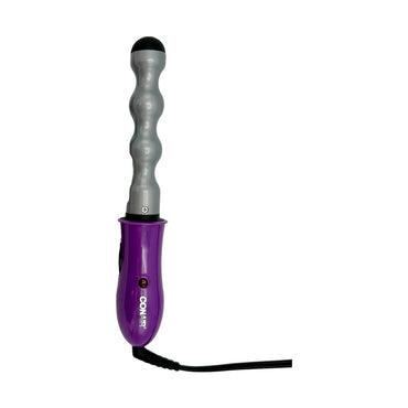 Purple and silver Conair curling iron.