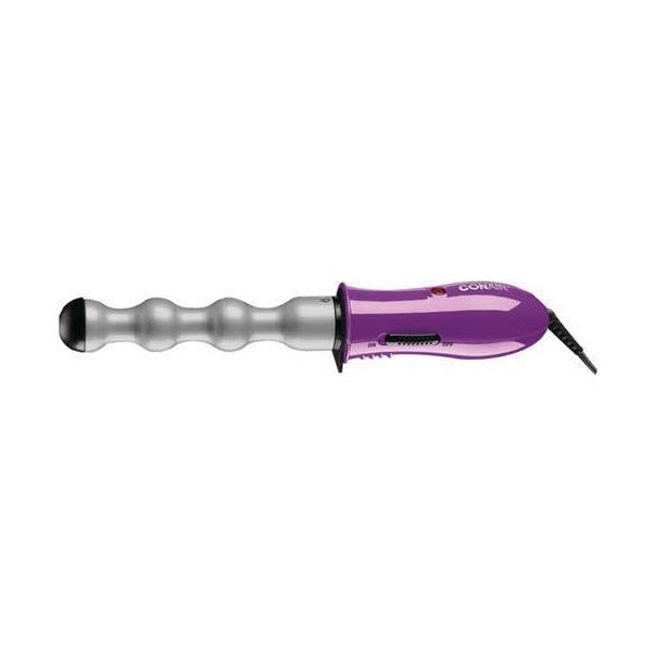 Purple and silver Conair curling wand.