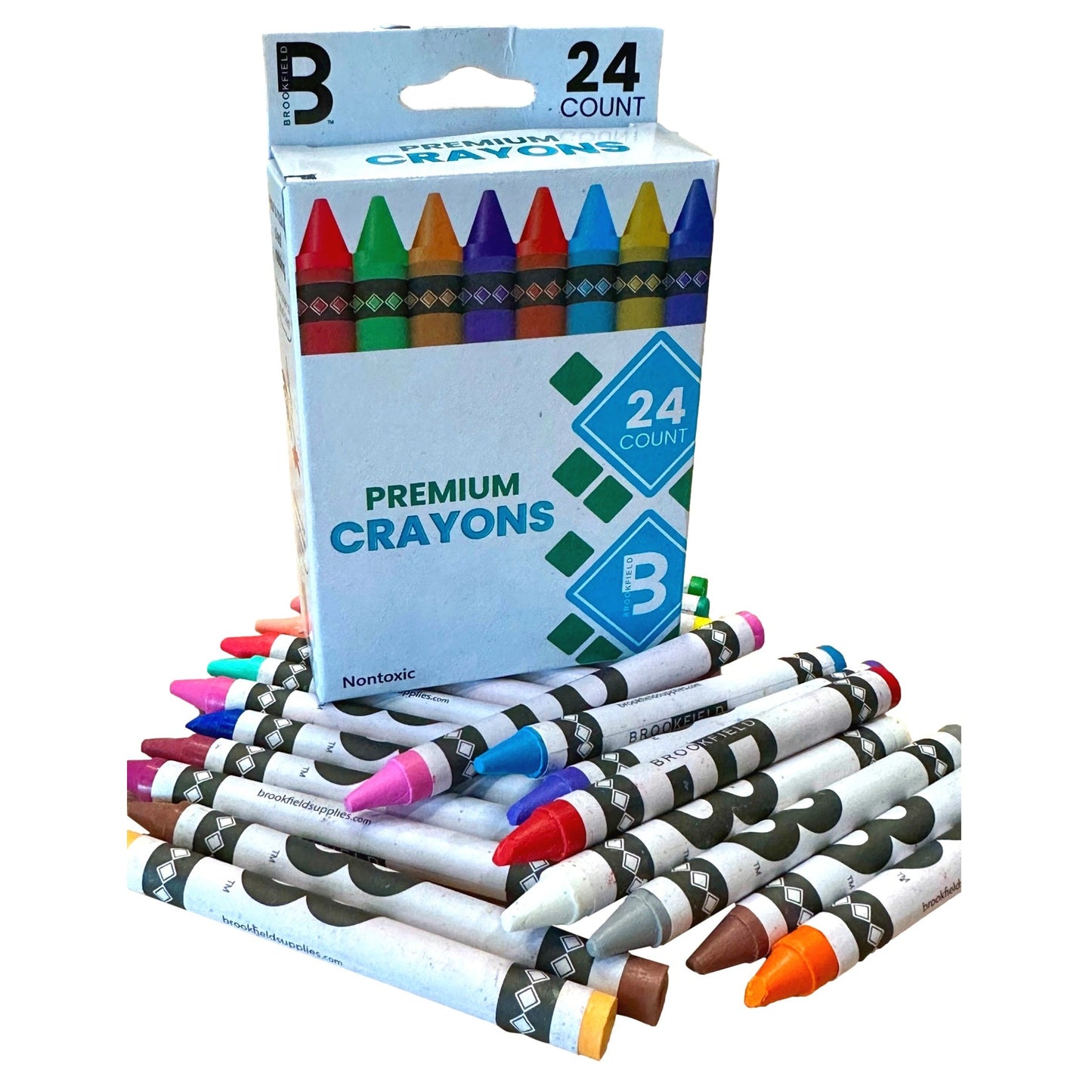 24 CT PREMIUM QUALITY CRAYONS