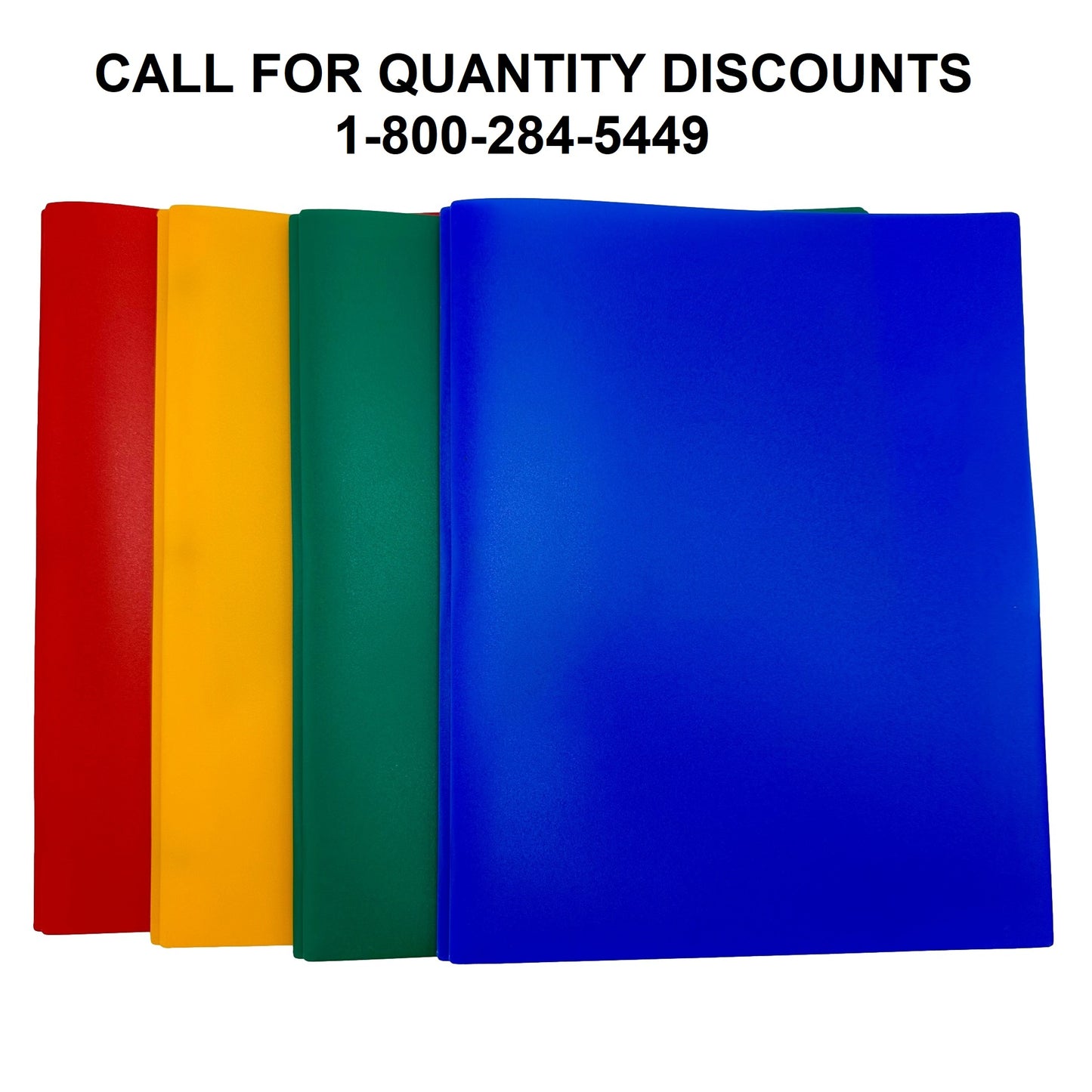 POLY 3 PRONG PORTFOLIO ASSORTED 2 POCKET