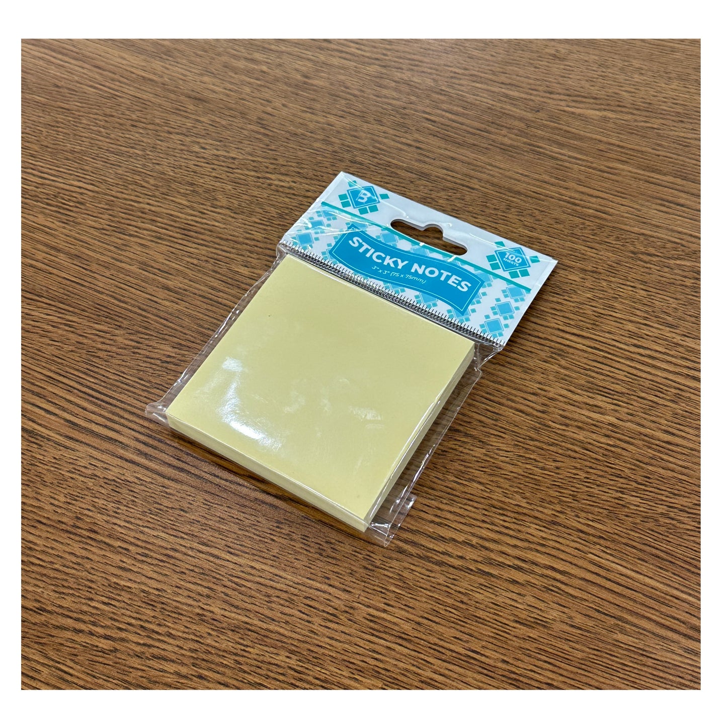 1 PC 100 CT STICKY NOTES 3 X 3 IN YELLOW